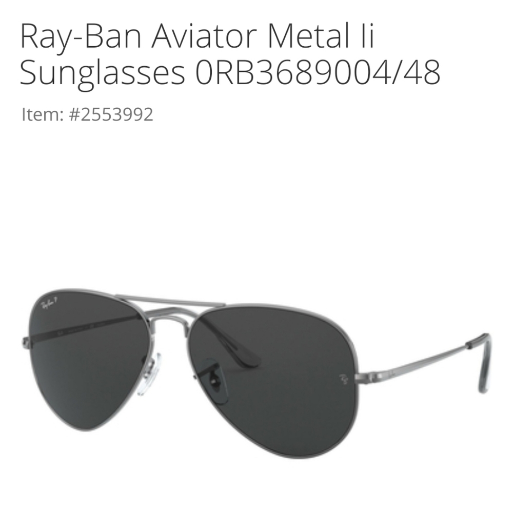Ray-Ban Aviator Sunglasses - Picture 2 of 5